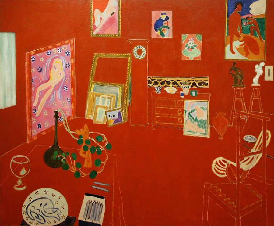 L'Atelier rouge de Matisse